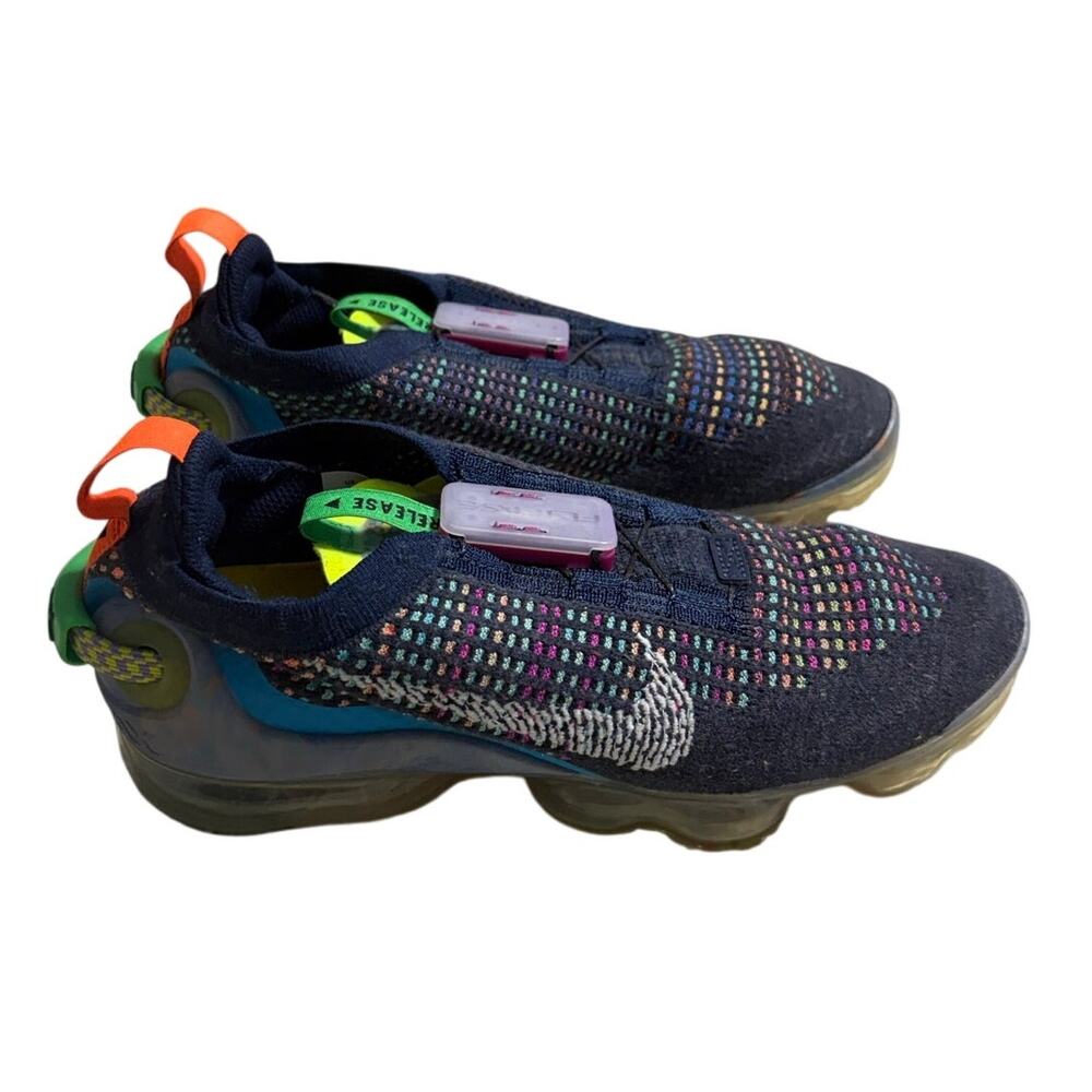 Nike Air VaporMax 2020 Flyknit Women's Size 8 Dark Blue Comfort Lightweight